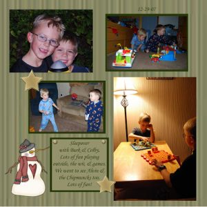 Read more about the article Slumber Party last night for the boys