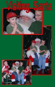 Read more about the article The boys got to see Santa with Abigail & Alice