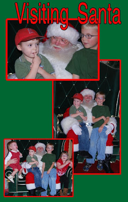 You are currently viewing The boys got to see Santa with Abigail & Alice
