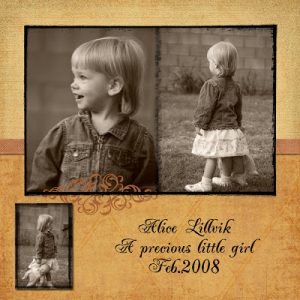 Read more about the article Alice a sweet niece and cousin.