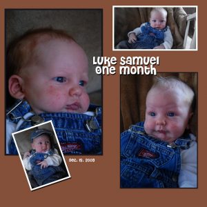 Read more about the article Luke at ONE MONTH