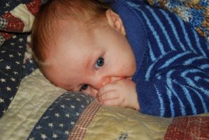 Read more about the article Luke found his thumb!