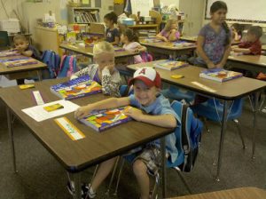 Read more about the article Adam all set for first grade