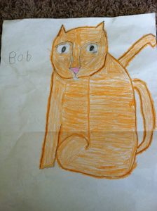 Read more about the article Adam’s Bob the Cat drawing