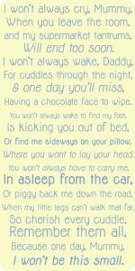 Read more about the article Won’t always be this small.