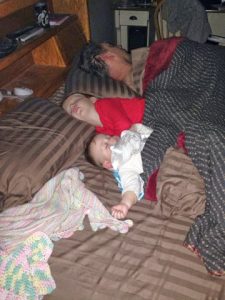 Read more about the article Our bed overtaken by little people